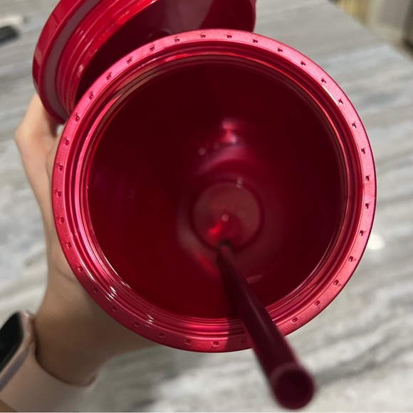 Starbucks Enchanted Forest Pearlized Poinsettia Venti 24oz Tumbler - Picture 4 of 5